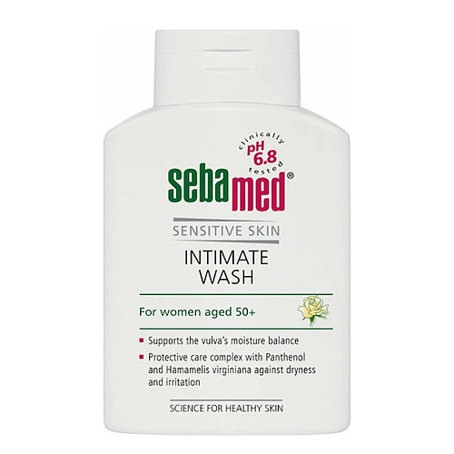 Sebamed Sensitive Skin Intimate Wash 50+ Υγρό Καθαρισμού για την Ευαίσθητη Περιοχή με Αλόη 200ml