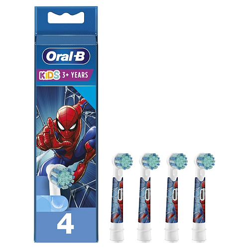 Oral-b Kids Spiderman Ανταλλακτικές Κεφαλές, 4τμχ.