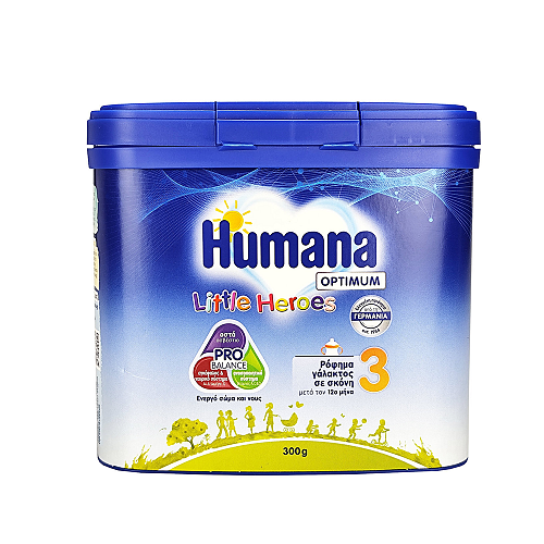 Humana Γάλα σε Σκόνη 3 Optimum Junior Milk για 12+ Μηνών 300gr