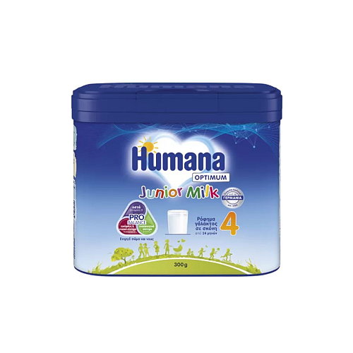 Humana Γάλα σε Σκόνη Optimum Junior Milk 4 για 24+ Μηνών 300gr