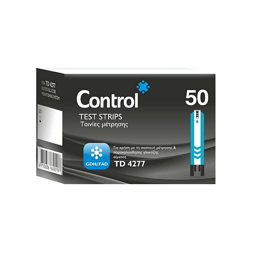 Cgluco-Rx Control TD-4277 Ταινίες Μέτρησης Σακχάρου 50τμχ