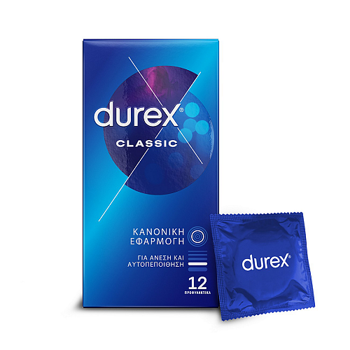 Durex Προφυλακτικά Ευκολοφόρετα Classic, 12τμχ.