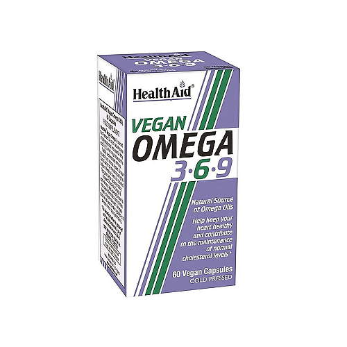 Health Aid Vegan Omega 3 6 9, 60 caps