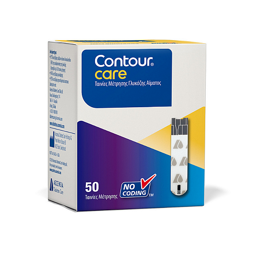 Ascensia Contour Care Ταινίες Μέτρησης Σακχάρου 50τμχ