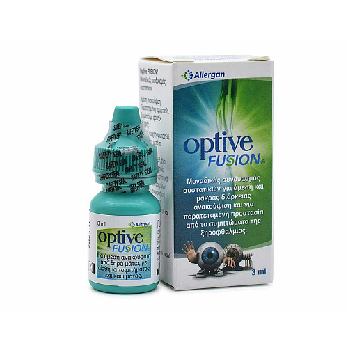 Allergan Optive Fusion Οφθαλμικές Σταγόνες 3ml