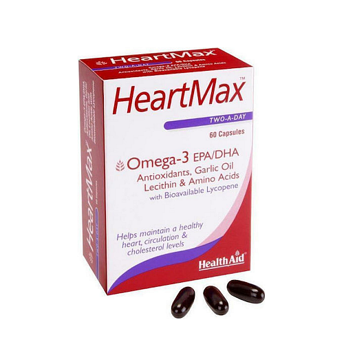 Health Aid HeartMax Ειδικό Συμπλήρωμα Διατροφής 60 κάψουλες