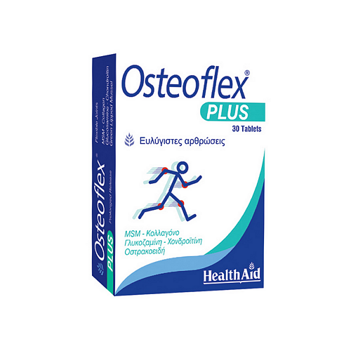 Health Aid Osteoflex Plus Συμπλήρωμα για την Υγεία Αρθρώσεων & Οστών 30 ταμπλέτες