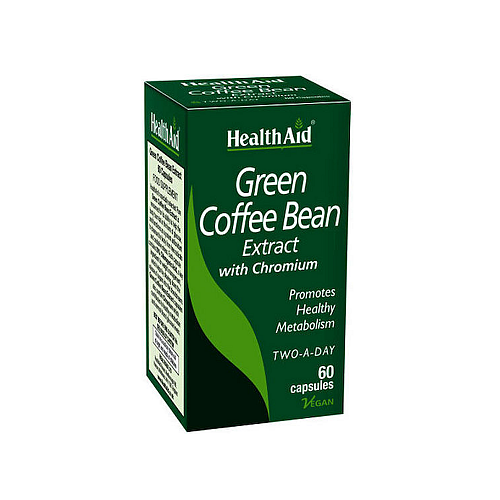 Health Aid Green Coffee Bean with Chronium 60 κάψουλες