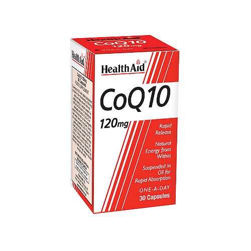 Health Aid CoQ10 χωρίς Γλουτένη 120mg 30 κάψουλες