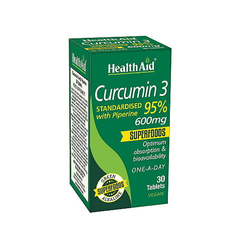 Health Aid Curcumin 3 600mg 30 ταμπλέτες