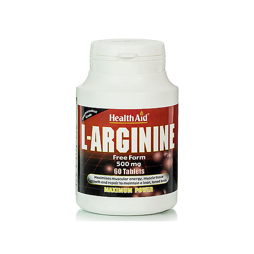 Health Aid L-Arginine 60 Ταμπλέτες Unflavoured