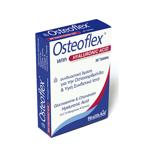 Health Aid Osteoflex with Hyaluronic Acid Συμπλήρωμα για την Υγεία Αρθρώσεων & Οστών 30 ταμπλέτες
