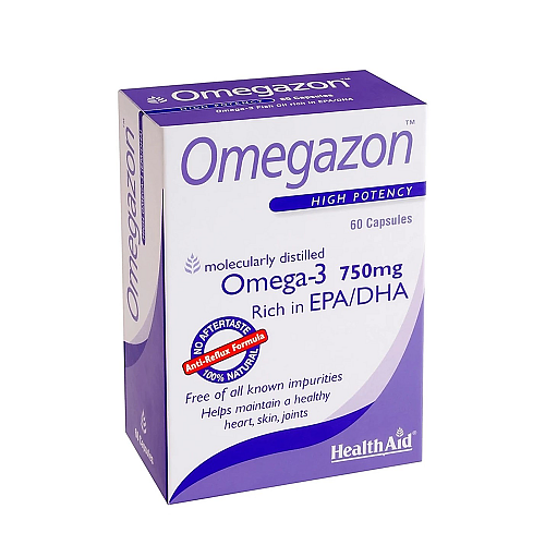 Health Aid Omegazon Ιχθυέλαιο 750mg 60 κάψουλες