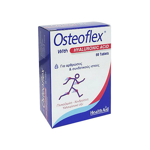 Health Aid Osteoflex with Hyaluronic Acid Συμπλήρωμα για την Υγεία Αρθρώσεων & Οστών 60 ταμπλέτες