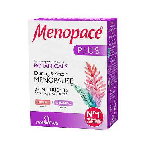Vitabiotics Menopase Plus During & After Συμπλήρωμα για την Εμμηνόπαυση 56 ταμπλέτες
