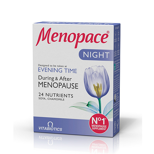 Vitabiotics Menopace® Night Συμπλήρωμα για την Εμμηνόπαυση 30 ταμπλέτες