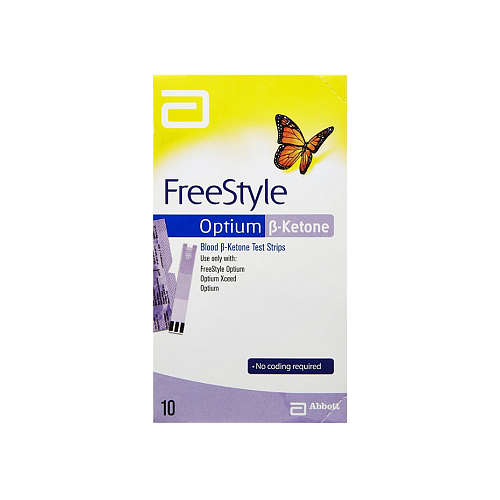 Abbott FreeStyle Precision β-ketone Ταινίες Μέτρησης Σακχάρου 10τμχ