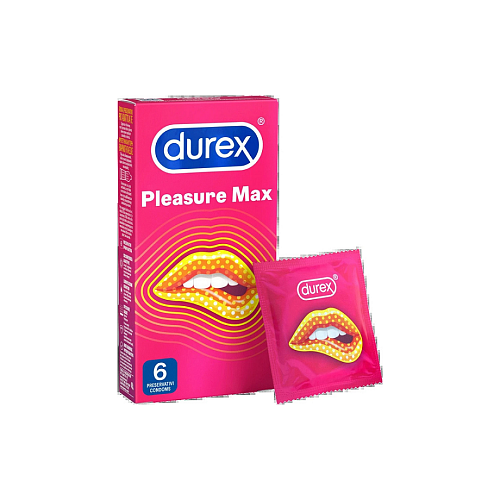 Durex Προφυλακτικά Pleasure Max με Ραβδώσεις 6τμχ