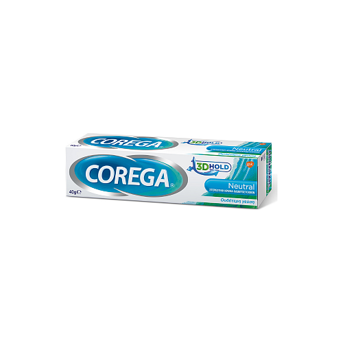 Corega 3D Hold Neutral Στερεωτική Κρέμα Τεχνητής Οδοντοστοιχίας 40gr