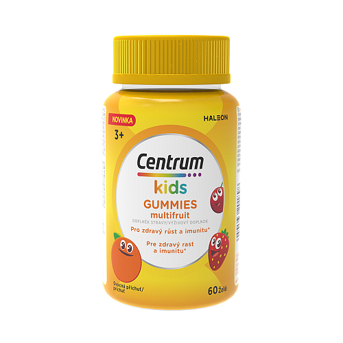 Centrum Kids Gummies Πολυβιταμίνη για την Υποστήριξη της Υγιούς Ανάπτυξης των Παιδιών για Ενίσχυση του Ανοσοποιητικού Multifruit 60 ζελεδάκια