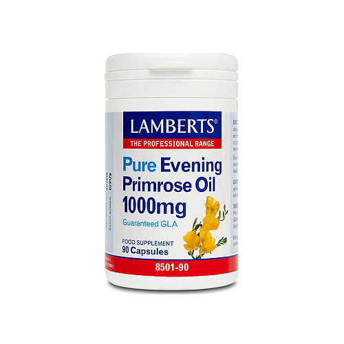 Lamberts Pure Evening Primrose Oil 1000mg Συμπλήρωμα για την Εμμηνόπαυση 90 κάψουλες