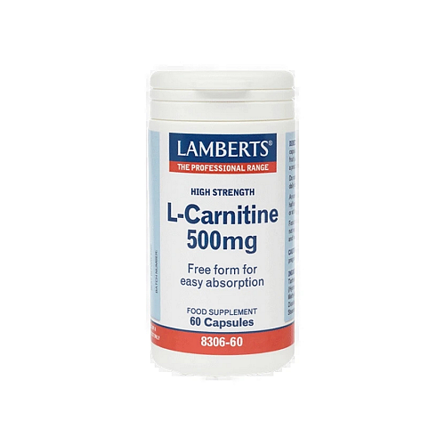 Lamberts L-Carnitine 500mg 60 κάψουλες