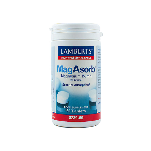 Lamberts MagAsorb 150mg 60 ταμπλέτες