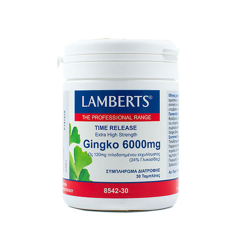 Lamberts Time Release Ginkgo 30 ταμπλέτες