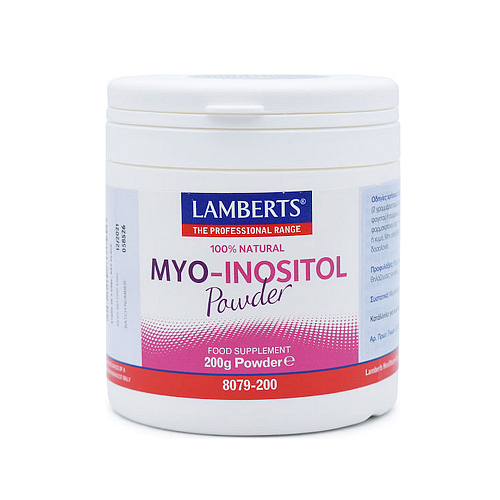 Lamberts Myo Inositol Powder Ειδικό Συμπλήρωμα Διατροφής 200gr