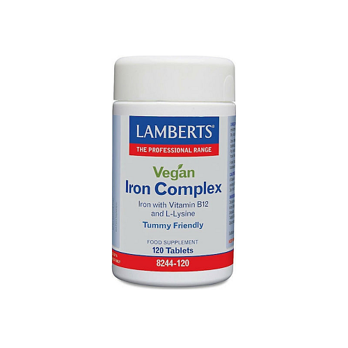 Lamberts Vegan Iron Complex 120 ταμπλέτες