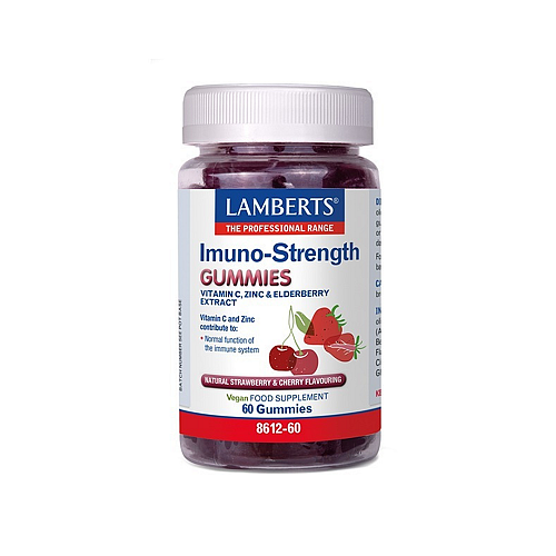 Lamberts Imuno-Strength Πολυβιταμίνη Κεράσι Φράουλα 60 ζελεδάκια