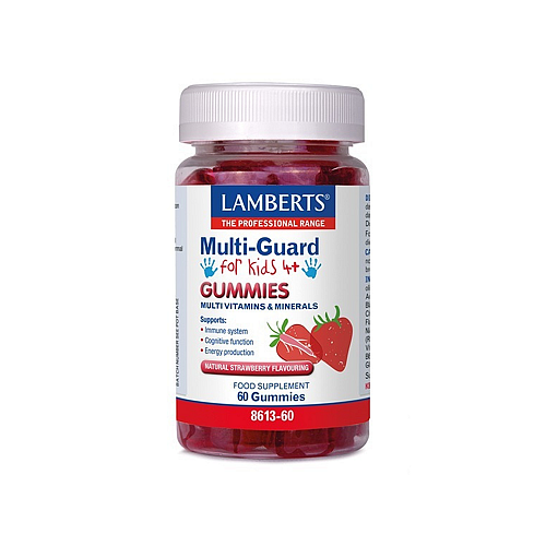 Lamberts Multi-Guard Πολυβιταμίνη Φράουλα 60 ζελεδάκια