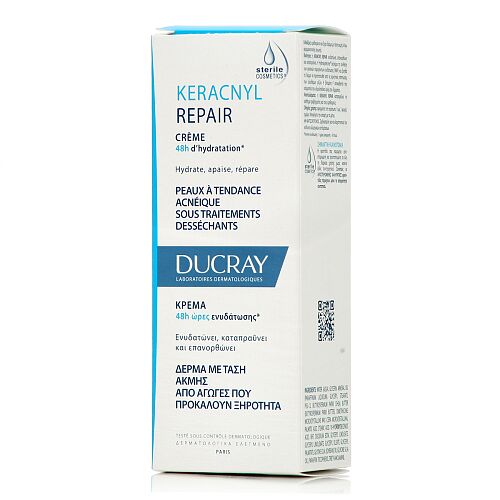 Ducray Keracnyl 48ωρη Κρέμα Προσώπου κατά της Ακμής 50ml