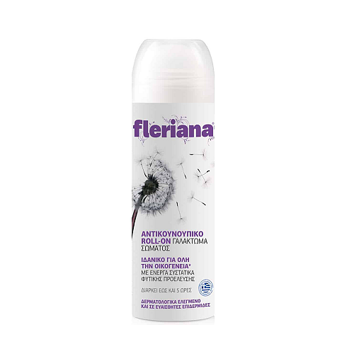 Fleriana Mosquito Repellent Αντικουνουπικό Γαλάκτωμα Roll On, 50ml