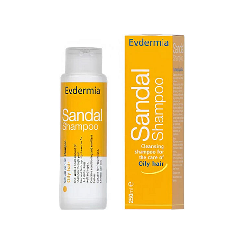 Evdermia Sandal Σαμπουάν κατά της Πιτυρίδας για Λιπαρά Μαλλιά 250ml