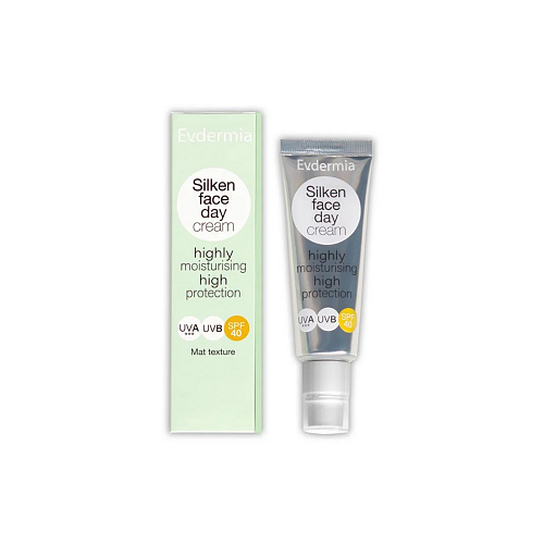 Evdermia Silken Day Cream SPF40 Αντηλιακή Κρέμα 50ml