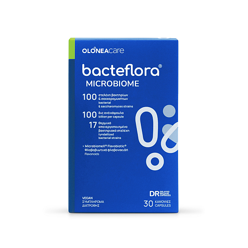 Olonea Bacteflora Microbiome Συμπλήρωμα με Προβιοτικά & Πρεβιοτικά 30 φυτικές κάψουλες