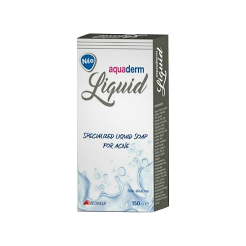 Medimar Aquaderm Liquid Υγρό Καθαρισμού Προσώπου για Ακνεϊκές Επιδερμίδες 150ml