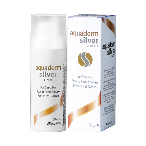 Medimar Aquaderm Silver 24ωρη Κρέμα Προσώπου Ημέρας με SPF20 για Ενυδάτωση, Πανάδες & Λεύκανση με Βιταμίνη C 50ml