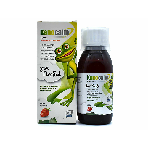 Becalm Kenocalm Syrup For Kids Ειδικό Συμπλήρωμα Διατροφής 120ml Φράουλα