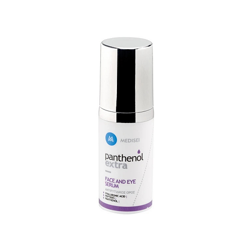 Panthenol Extra Ενυδατικό & Αντιγηραντικό Serum Ματιών με Πεπτίδια & Υαλουρονικό Οξύ για Λάμψη & Σύσφιξη 30ml