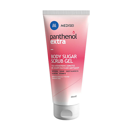 Panthenol Extra Body Sugar Scrub Gel Scrub Σώματος 200ml