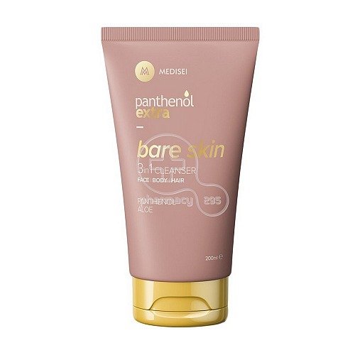 Panthenol Extra Bare Skin 3 in 1 Αφρόλουτρο σε Gel για Μαλλιά, Πρόσωπο & Σώμα 200ml
