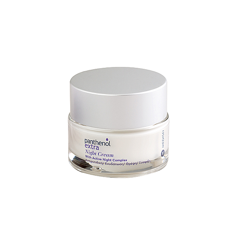 Panthenol Extra Κρέμα Προσώπου Νυκτός για Ενυδάτωση, Αντιγήρανση & Σύσφιξη με Υαλουρονικό Οξύ 50ml