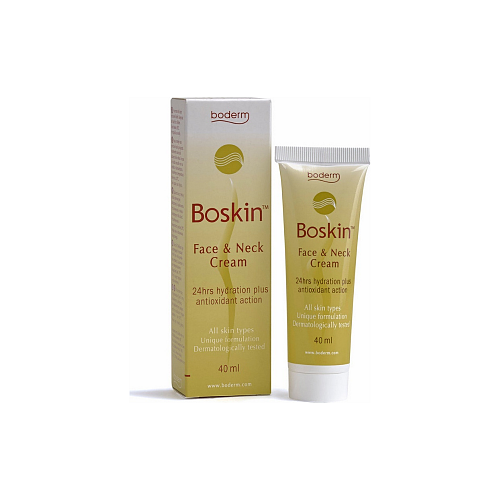 Boderm Boskin 24ωρη Ενυδατική Κρέμα Προσώπου με Υαλουρονικό Οξύ & Aloe Vera 40ml