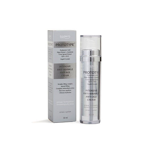 Boderm Prototype Κρέμα Προσώπου Ημέρας με SPF20 για Ενυδάτωση & Αντιγήρανση με Υαλουρονικό Οξύ & Πεπτίδια 50ml