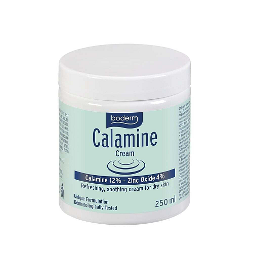 Boderm Calamine Ενυδατική Κρέμα Σώματος για Ξηρές Επιδερμίδες 250ml