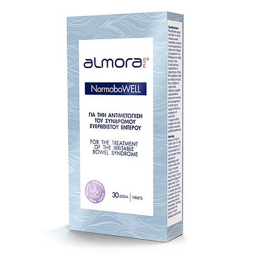 almora PLUS® NormoboWELL Συμπλήρωμα για Αντιμετώπιση των Συμπτωμάτων του Σύνδρομου Ευερέθιστου Εντέρου 30 ταμπλέτες