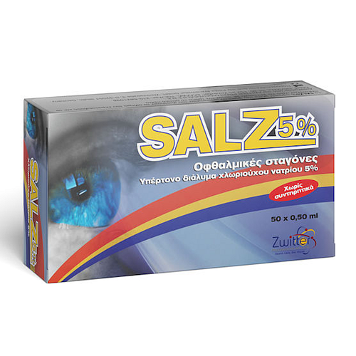 Zwitter Salz 5% Οφθαλμικές Σταγόνες 50x0.5ml