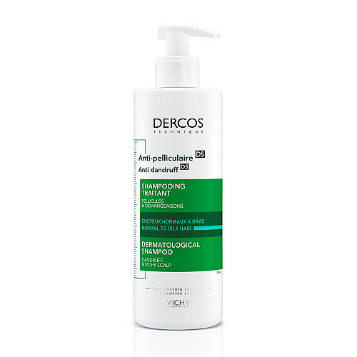 Vichy Dercos Anti Dandruff DS Σαμπουάν κατά της Πιτυρίδας & της Σμηγματορροϊκής Δερματίτιδας για Λιπαρά Μαλλιά 400ml